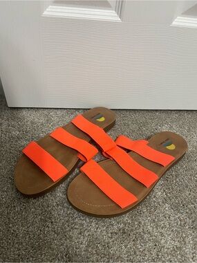 Women’s Maui Island Bright Orange Sandals